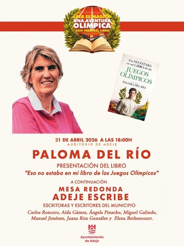 XXIII Feria del Libro de Adeje - Paloma del Río y Mesa Redonda 